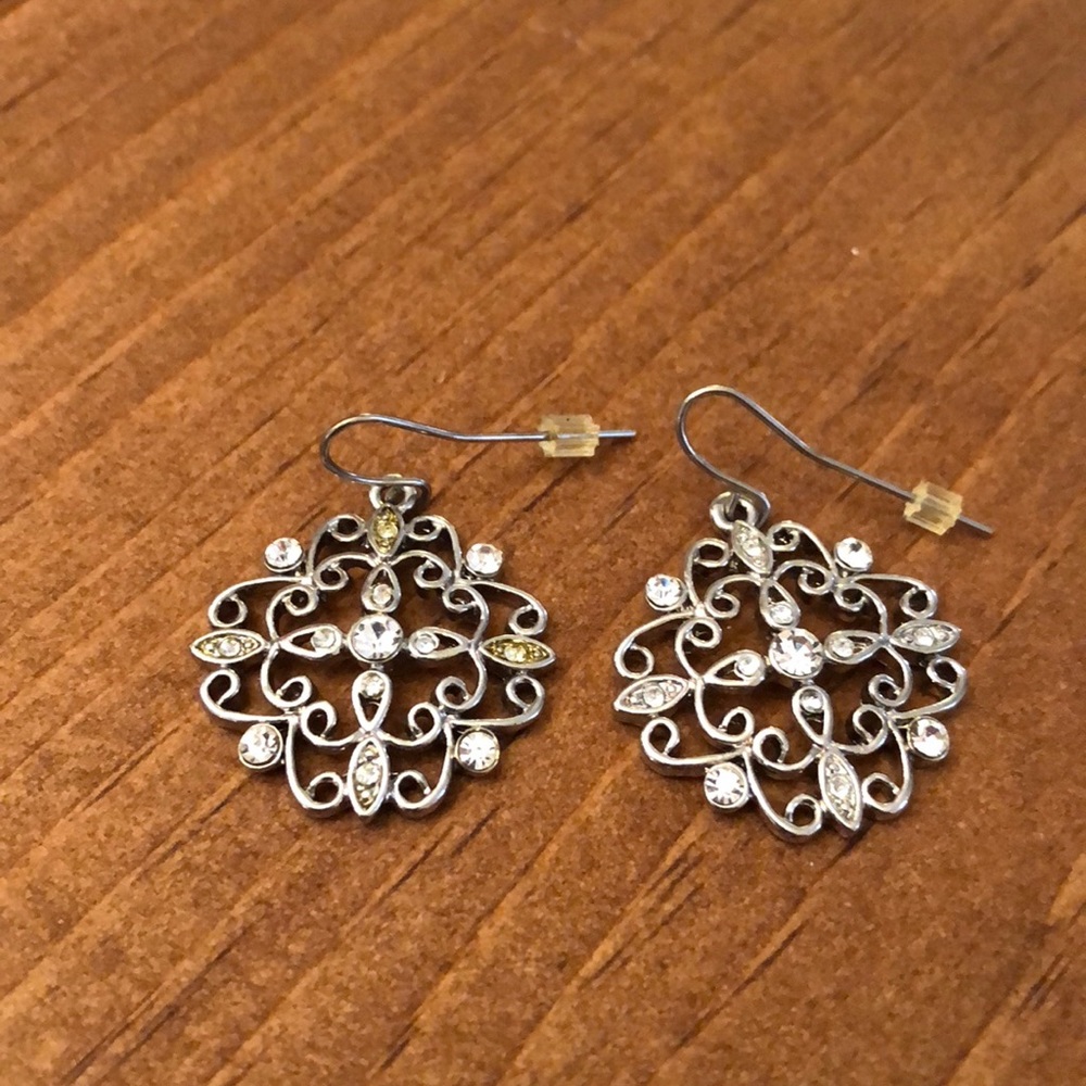 Silver earrings from Ann Taylor Loft